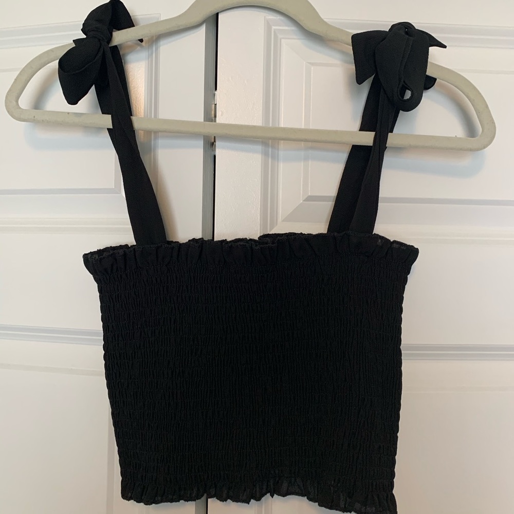 Ribbed crop top